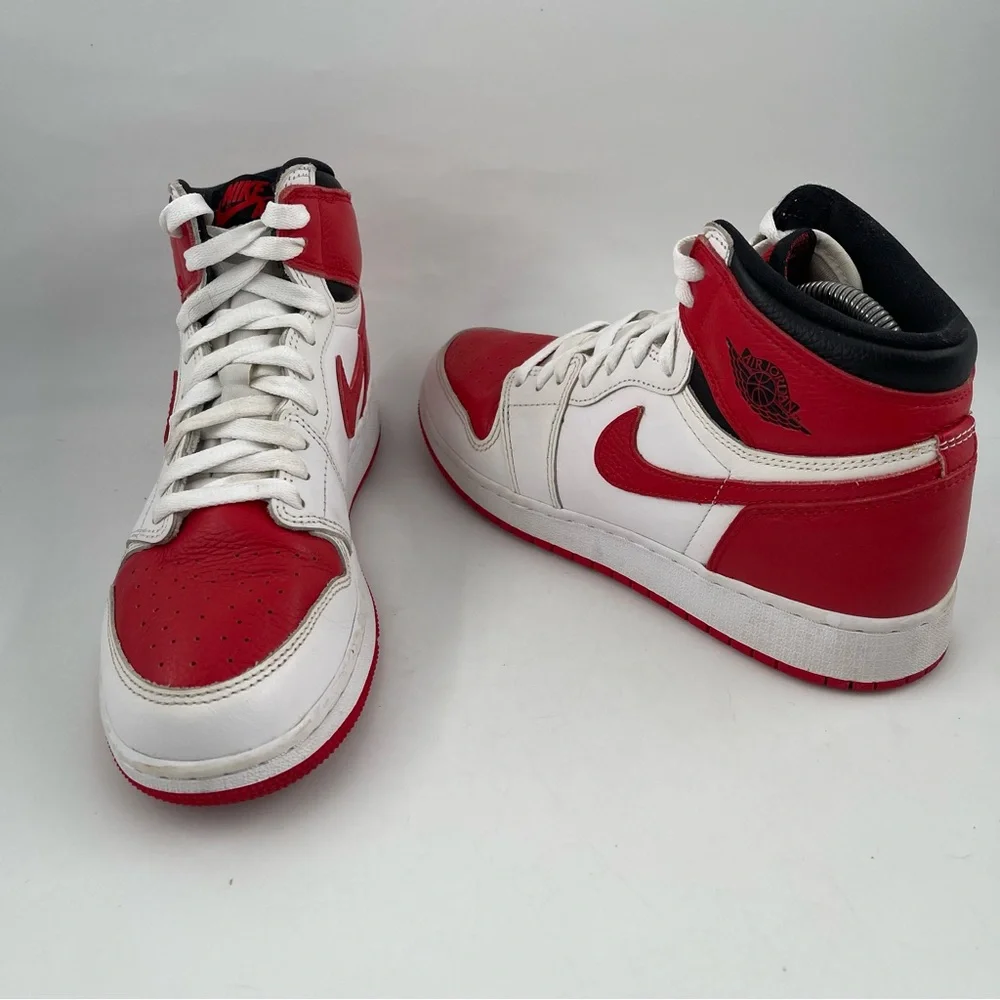 Nike Kid Air Jordan 1 Retro High OG Heritage-SZ 6.5-Red White 575441-161 Sneaker